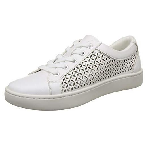 Aldo jacobe, scarpe da ginnastica basse donna, bianco (bright white), 40 eu