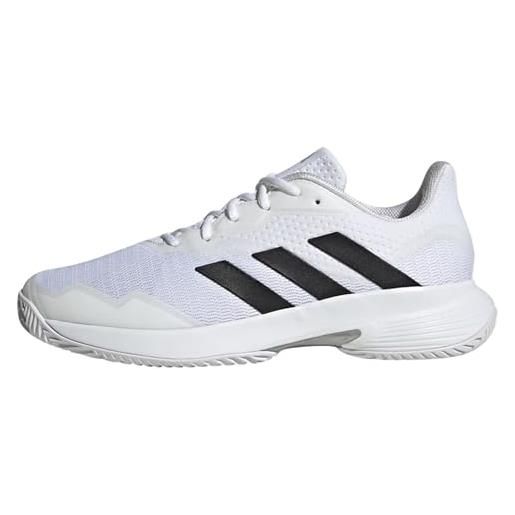 adidas courtjam control tennis, scarpe uomo, core black ftwr white grey four, 39 1/3 eu