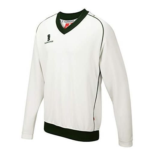 Surridge Sports curve sleeveless, maglione uomo, verde, s