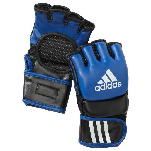 adidas kampfhandschuh ulimate fight guanti ufc type, blu (blue/black), l
