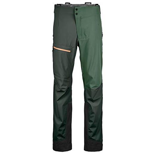 ORTOVOX 3l ortler pants m, pantaloni uomo, verde pino
