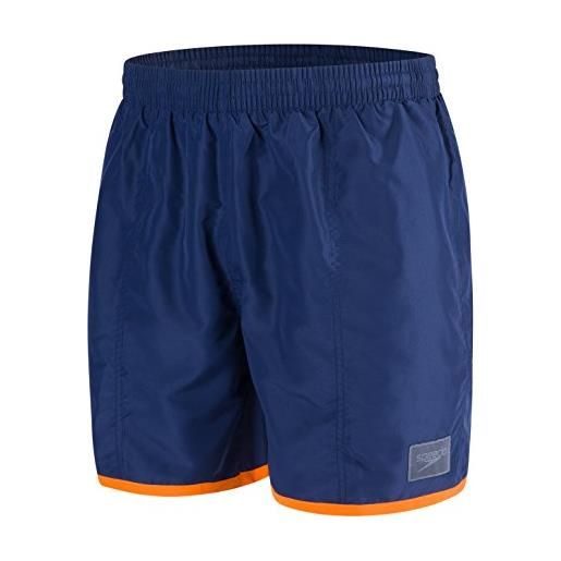 Speedo colour block, pantaloncini da bagno uomo, blu (navy/jaffa), s