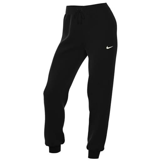 Nike phnx pantaloni da tuta, black/sail, s donna