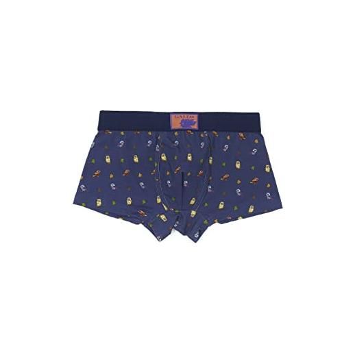 Gallo boxer intimo uomo cotone blu oltremare fantasia gufi boxer xl oltremare