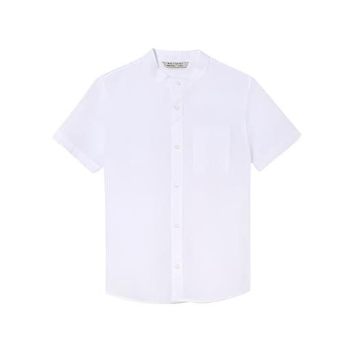 Mayoral camicia camicie ragazzo 06118 6118 cotone 78 bianco originale pe 2024 taglia 14 anni colore bianco