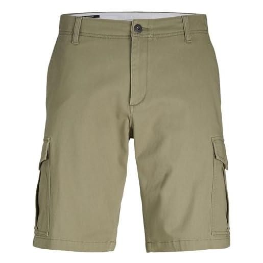 Jack & jones jpstjoe jjcargo shorts jnr pantaloncini cargo, verde olio, 170 cm bambino
