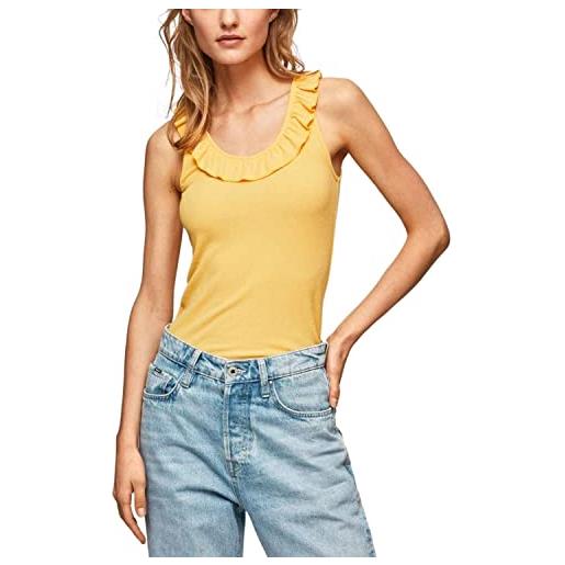 Pepe Jeans maglietta dorina giallo da donna, giallo, s