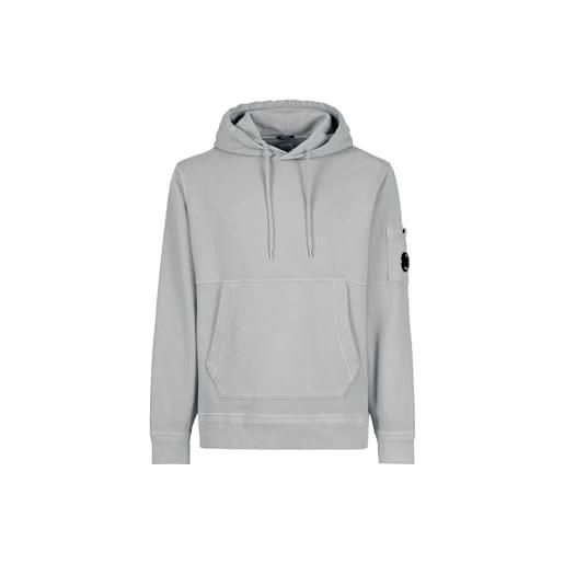 C. P. Company cotton fleece hoodie cmss137a, grigio selciato, l