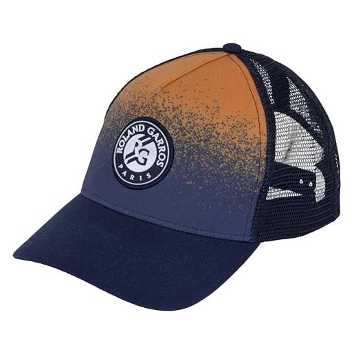 Roland Garros berretto collezione ufficiale, taglia regolabile, blu, taglia unica