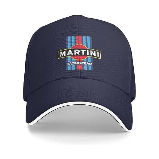 BEABAG berretto da baseball martini racing berretto da baseball retrò cappello da pesca cappello solare cappello da donna da uomo