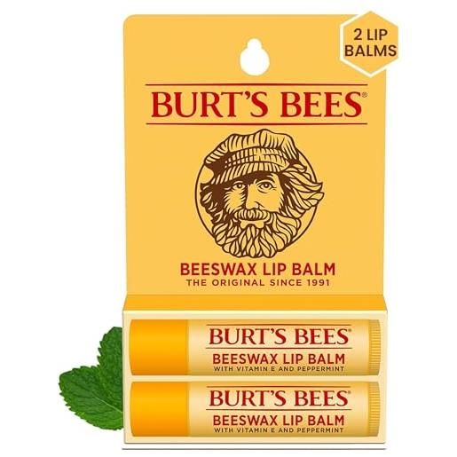 Burt's Bees lip balm, beeswax, 2 count by Burt's Bees