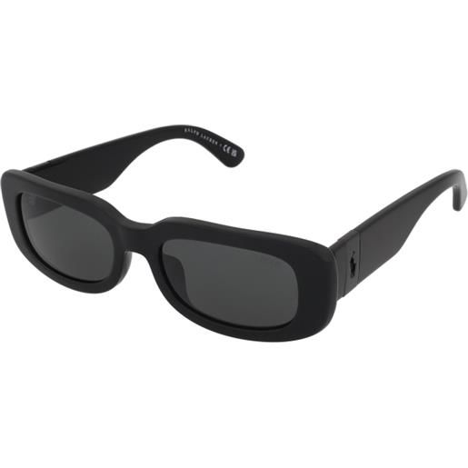 Polo Ralph Lauren ph4191u 500187 | occhiali da sole graduati o non graduati | unisex | plastica | rettangolari | nero | adrialenti