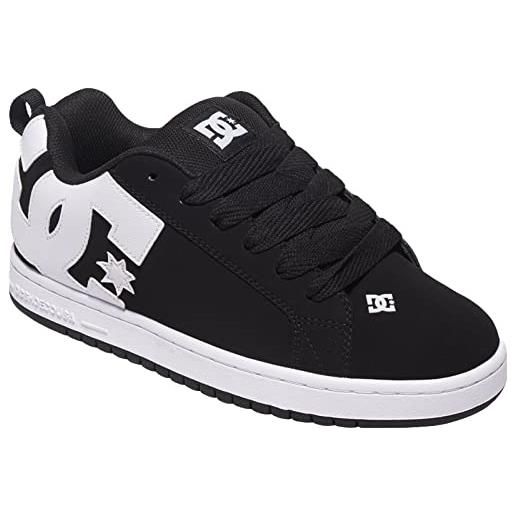 DC Shoes corte graffik, scarpe da skateboard, uomo, nero 001, 43 eu