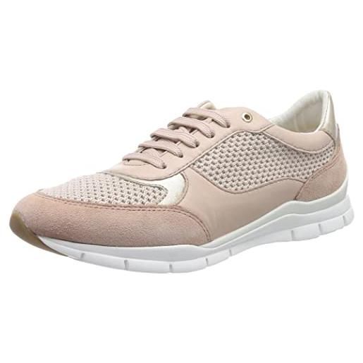 Geox d sukie, scarpe da ginnastica donna, beige, 36 eu