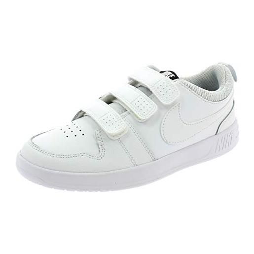 Nike pico 5, scarpe da tennis unisex-adulto, white white pure platinum, 39 eu