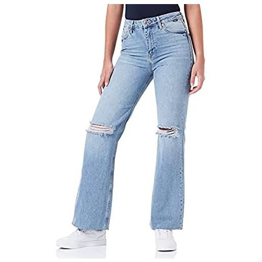 Mavi victoria jeans, lt used denim, 38 it (24w/32l) donna