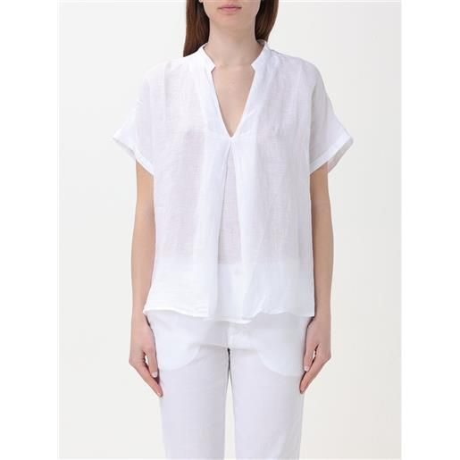 120% Lino camicia 120% lino donna colore bianco