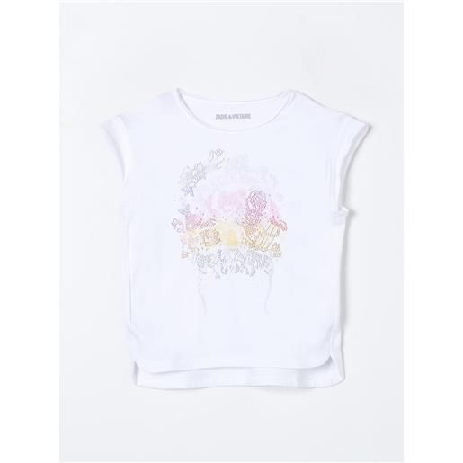 Zadig & Voltaire t-shirt zadig & voltaire bambino colore bianco