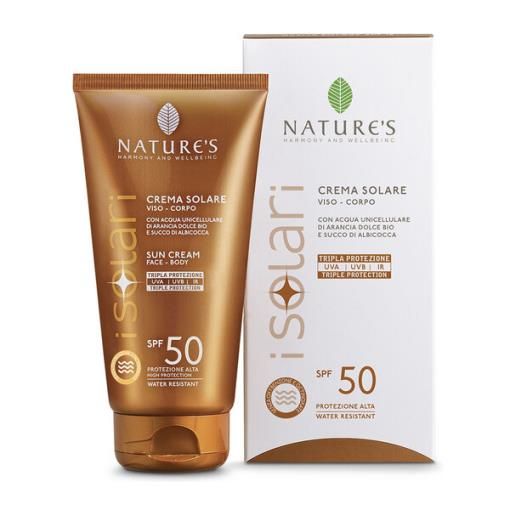 Natures crema solare spf50 nature's