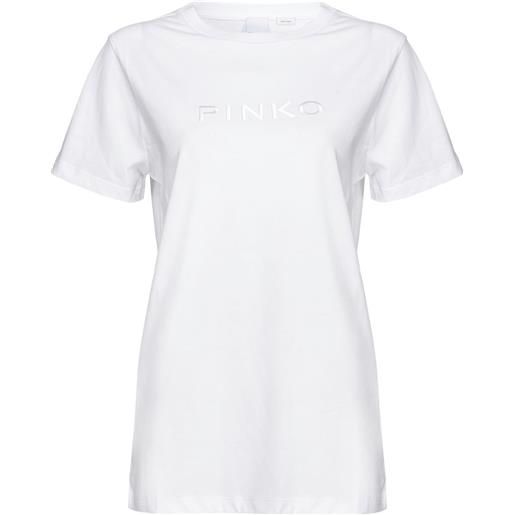 PINKO - t-shirt logo bco
