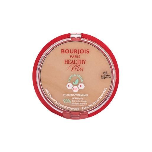 Bourjois healthy mix clean & vegan powder cipria con un effetto opaco 05 deep beige 10 g
