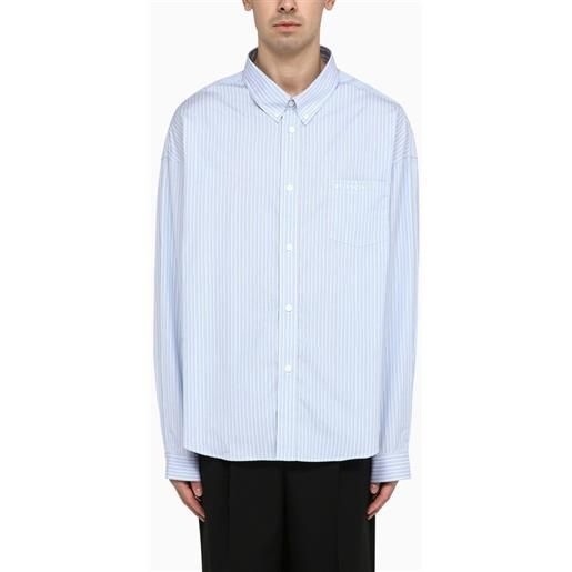 Givenchy camicia button-down azzurra a righe in cotone