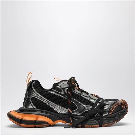 Balenciaga sneaker 3xl nera/arancione/grigia in mesh e poliuretano