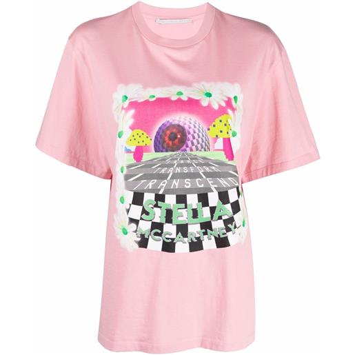 Stella McCartney t-shirt con stampa - rosa