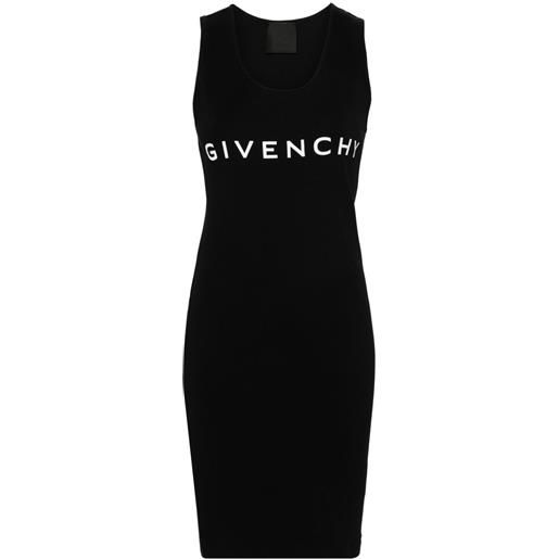 Givenchy abito archetype con stampa - nero