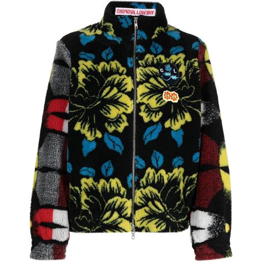 Chopova Lowena giacca a fiori con zip - multicolore