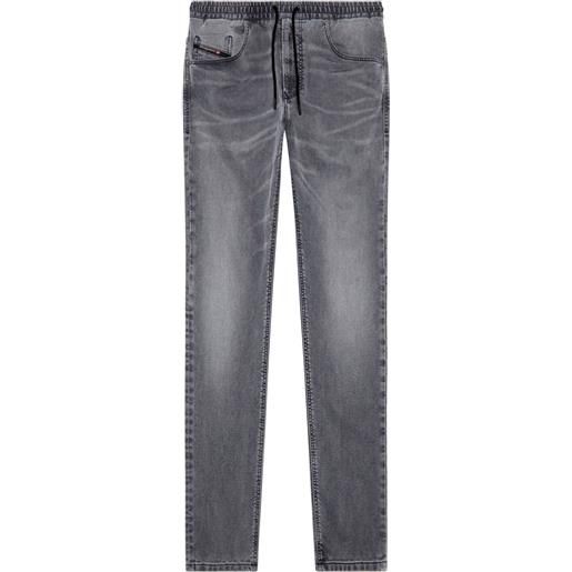 Diesel jeans d-krooley a vita media - grigio