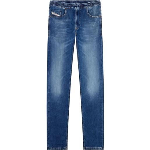 Diesel jeans d-krooley a vita media - blu