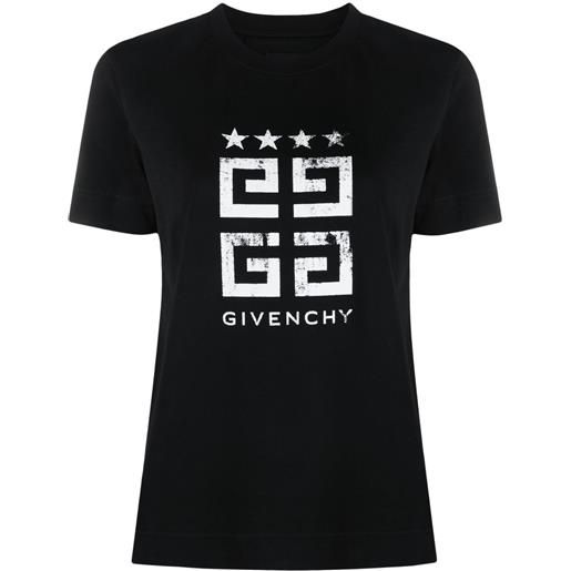 Givenchy t-shirt 4g stars - nero