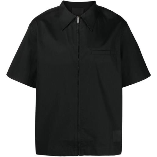 Givenchy camicia con zip - nero
