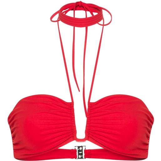 Magda Butrym keyhole-detail bikini top - rosso