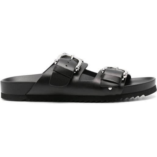 P.A.R.O.S.H. buckled leather sandals - nero