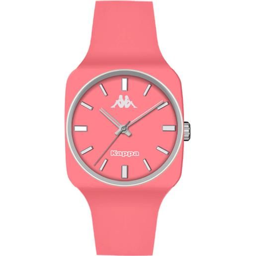 Kappa orologio da donna solo tempo Kappa rosa con dettagli in bianco