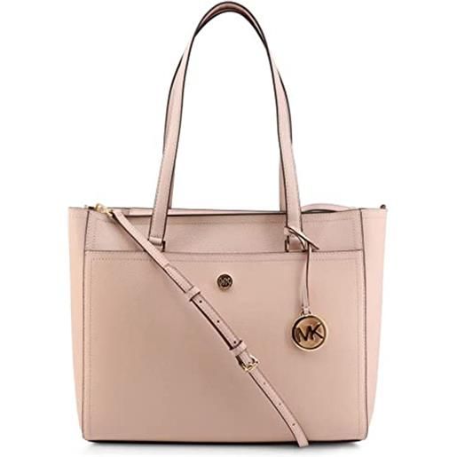 Michael Kors maisie large pebbled leather 3-in-1 tote bag in pow