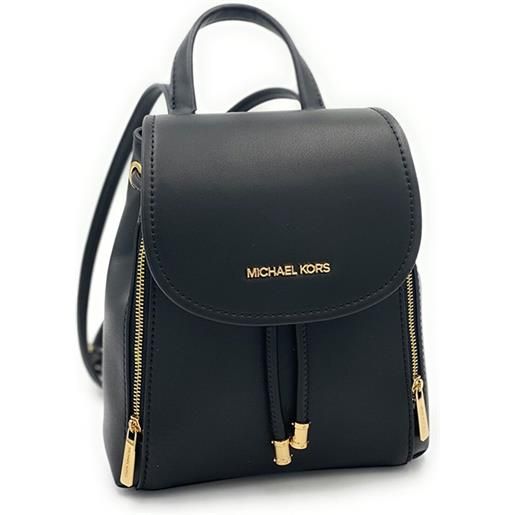 Michael Kors backpack bag phoebe xs flap drawstring black