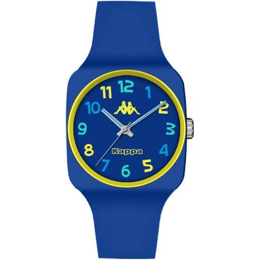 Kappa orologio da bambino/a solo tempo Kappa blu con dettagli multicolor