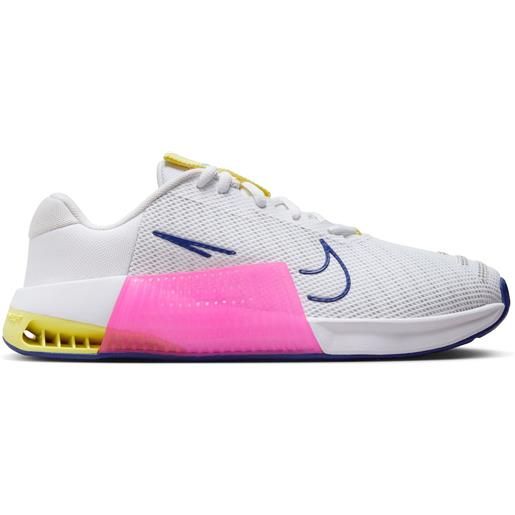 Nike metcon 9 white/white-deep royal blue-fierce pink donna