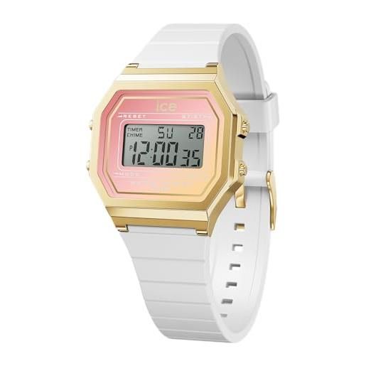 Ice-watch orologio analogico-digitale al quarzo unisex-adulto con cinturino in silicone 022716