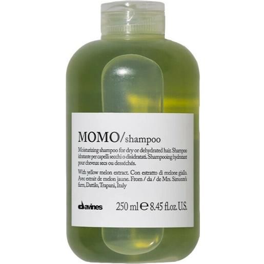 Davines momo shampoo 250ml - shampoo idratante nutriente capelli secchi o aridi