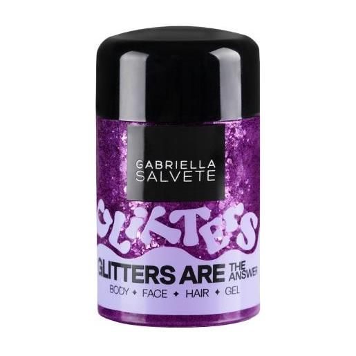 Gabriella Salvete festival glitters are the answer glitter in gel per corpo, viso e capelli 10 ml tonalità violet per donna