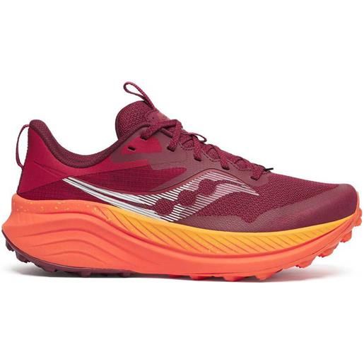 Saucony xodus ultra 12 trail running shoes rosso eu 41 donna