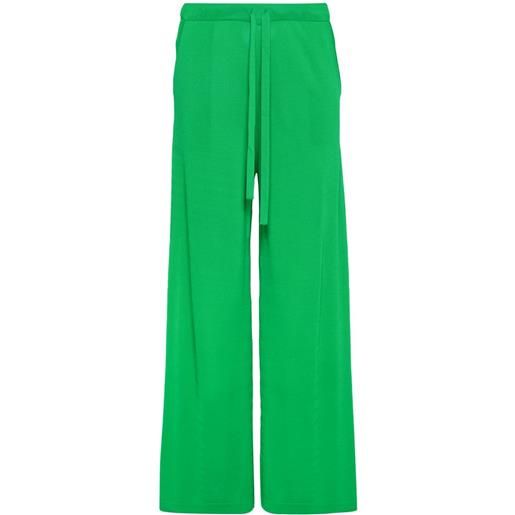P.A.R.O.S.H. knitted straight-leg trousers - verde