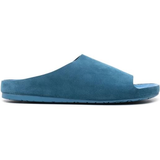 LOEWE lago suede sandals - blu