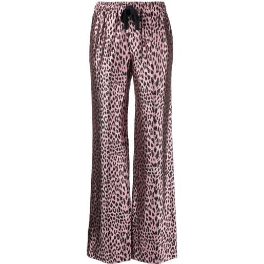 Zadig&Voltaire pantaloni con stampa - rosa