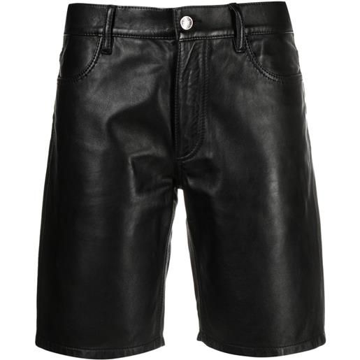 Zadig&Voltaire shorts in pelle - nero
