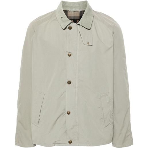 Barbour tracker cotton shirt jacket - verde